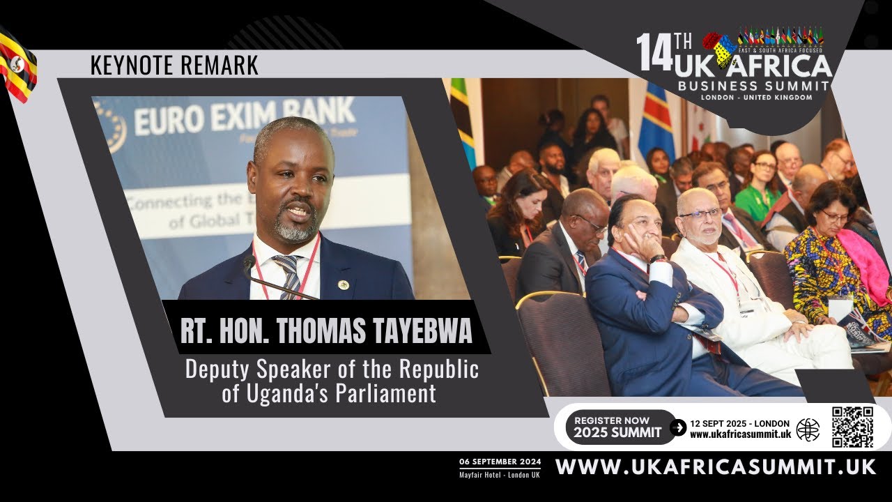 Rt. Hon. Thomas Tayebwa on Uganda’s Legislative Role in Attracting UK Investments 🌍🏛️