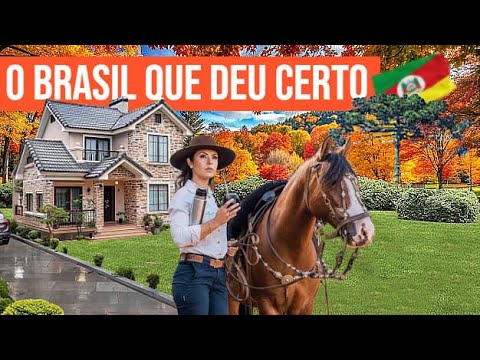 🍁Encontrei a cidade mais bonita do Brasil na serra gaúcha.🍁