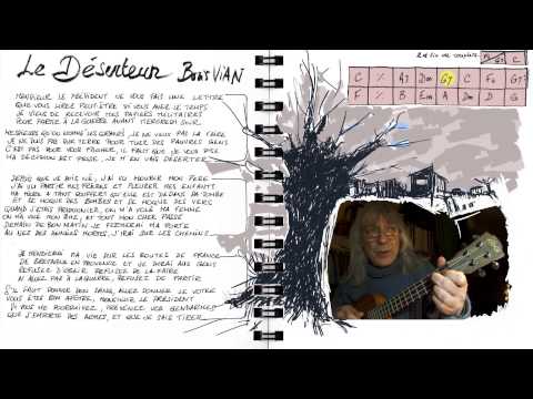 Le déserteur (Boris Vian) - Atelier des brouillons