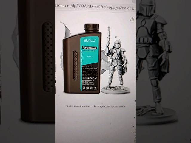 Vídeo relacionado con SUNLU 3KG Upgrade Resina ABS-Like, resina para impresora 3D impresoras 3D LCD/DLP/SLA de resina de curado UV de 405nm, resina de impresora 3D de alta compatibilidad,3000g gris