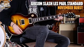 Video thumbnail for No Talking...Just Tones | Gibson Slash Les Paul November Burst by Peach Guitars