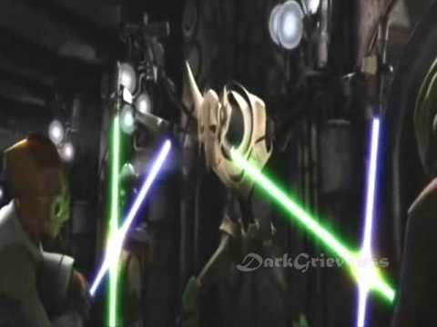 General Grievous vs Kit Fisto and Nahdar Vebb