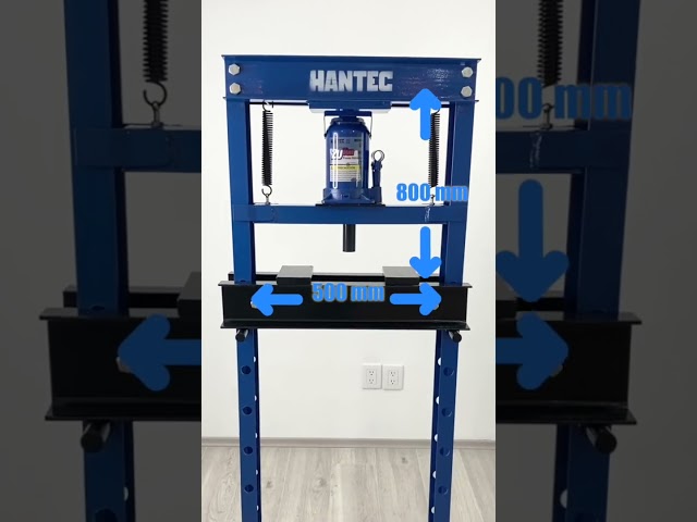 Vídeo relacionado con Prensa Hidraulica de taller 20 Toneladas (20.000kg) CE Para Taller Mecanico