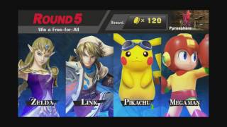 That was oddly easy... - Super Smash Bros. for Wii U (Classic mode)