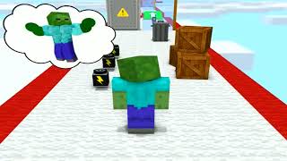 Minecraft but XP = Your Size|Abc Micotoon 25