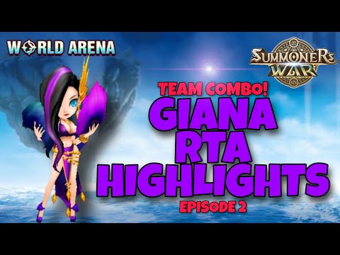 Giana Team Combo in World Arena (RTA) Ep. 2 - Summoners War