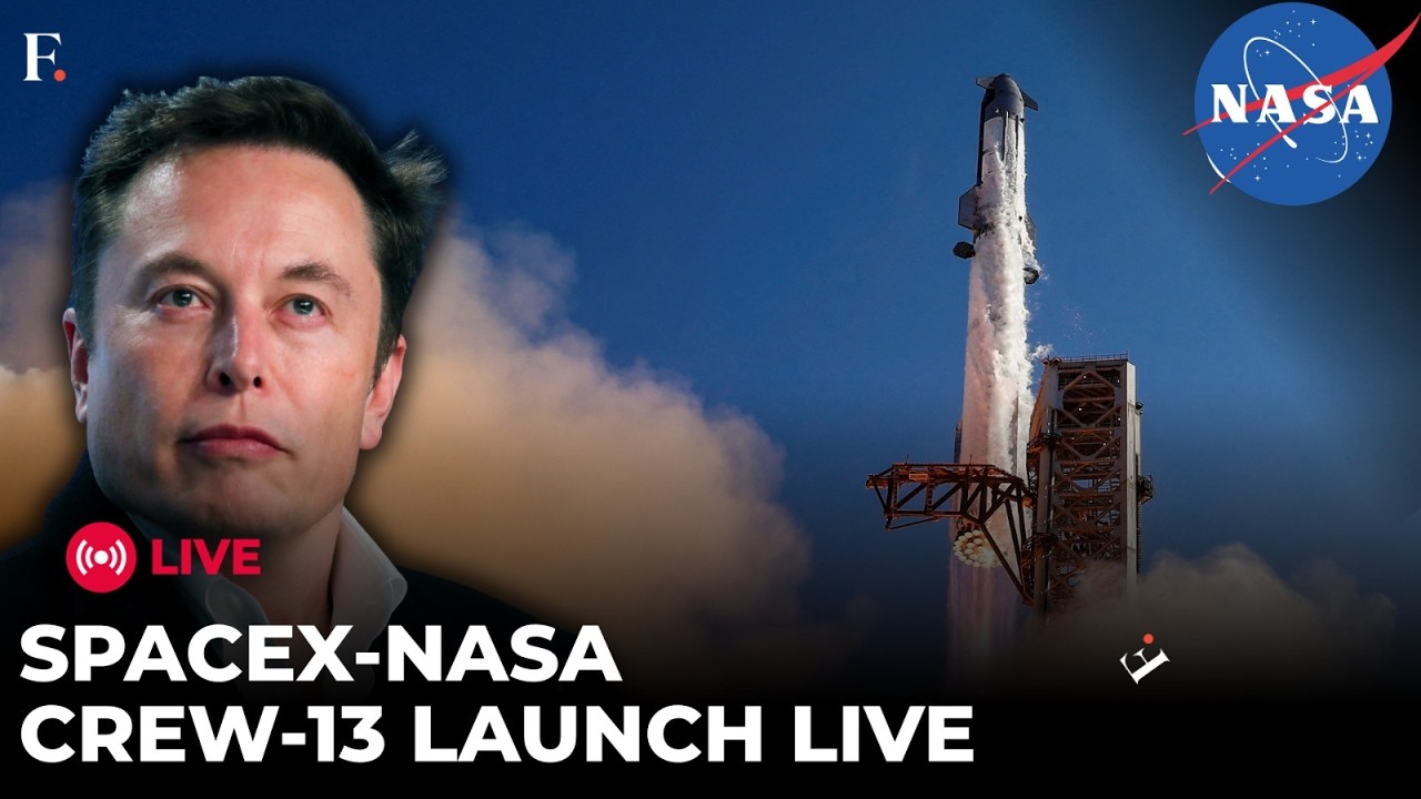 NASA LIVE: SpaceX Falcon 9 Launches NASA Crew-13 to the Space Station | ISS