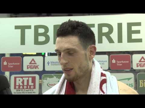 Interviews: Andy Rautins (TBB Trier - Fraport Skyliners)