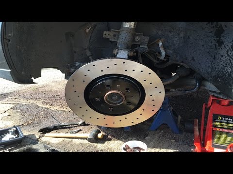 Volvo S60R Installing Front Brake Disc/Rotor