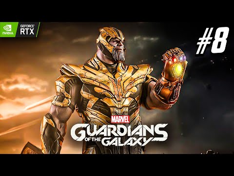 GUARDIANS OF THE GALAXY PC Walkthrough Gameplay Part 8 - THANOS?