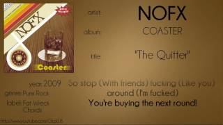 NOFX - The Quitter (synced lyrics)