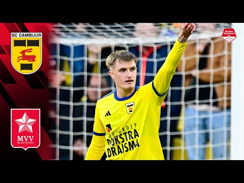 SC Sport Club Cambuur Leeuwarden 1-0 MVV Maatschap...