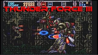 Thunder Force III on Mega Drive. Played badly + commentary