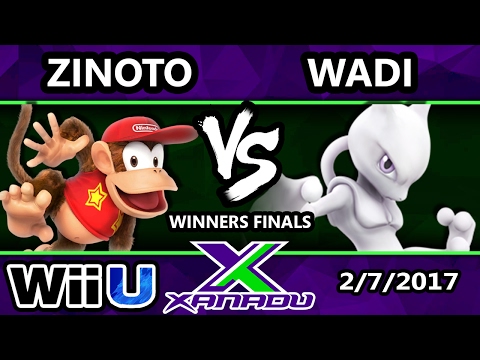 S@X 188 - Zinoto (Diddy Kong) Vs. InC | Wadi (Mewtwo) - SSB4 Winners Finals - Smash for Wii U