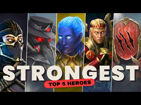 Top 5 STRONGEST and MOST POWERFUL Characters in Shadow Fight 4 Arena (All Time)