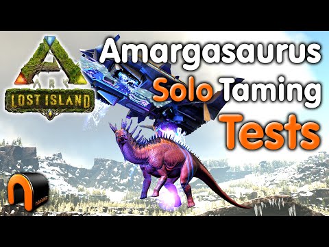 ARK AMARGASAURUS Taming Tests SOLO! Your Questions Answered! #ARK