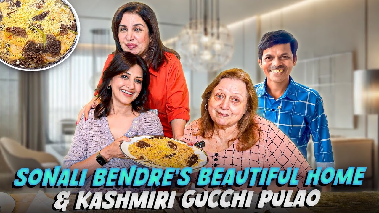 Sonali Bendre Ka Beautiful Ghar, Sasu Maa Ki Chatpati Baatein Aur Yummy Lunch! @FarahKhanK