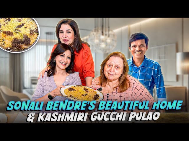 Sonali Bendre Ka Beautiful Ghar, Sasu Maa Ki Chatpati Baatein Aur Yummy Lunch! @FarahKhanK SDDEFAULT Thumbnail