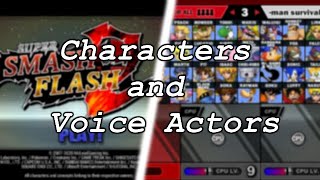 All The Voice Actors of The Characters [Fighters] | Super Smash Flash 2