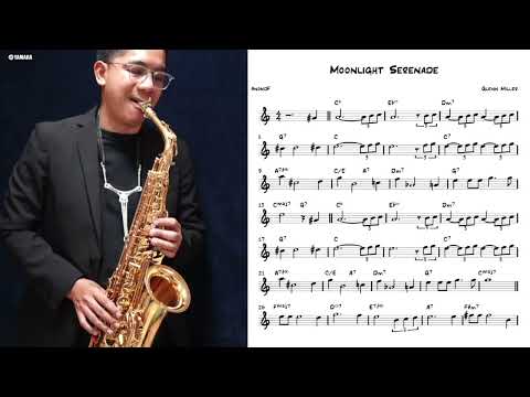 Moonlight Serenade (easy solo) for saxophone
