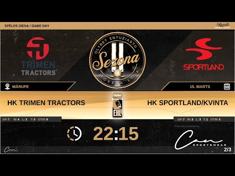 2022 03 15 Trimen Tractors - Sportland/Kvinta