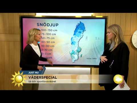 Så blir sportlovsvädret! - Nyhetsmorgon (TV4)