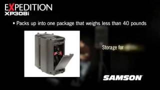 Video thumbnail for Samson Expedition XP308i Portable PA System | ClubSound.nl by clubsoundnl