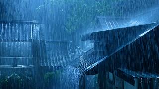 (No Ads) Intense Thunderstorm & Pouring Rain on Metal Roof 🌧️ Deep Sleep White Noise