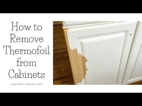 How to Remove Thermofoil From Cabinets