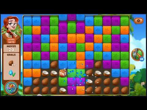 Lost Island Blast Adventure Level 1673 - NO BOOSTERS 🏝️ | SKILLGAMING ✔️