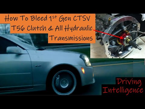 How To Bleed Tremec T56 Hydraulic Clutch Slave & Master Cylinder 1st Gen '04-'07 CTSV, CTS, Corvette