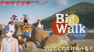 【Big Walk】発売初日プレイ！ソロでどれだけ遊べる？