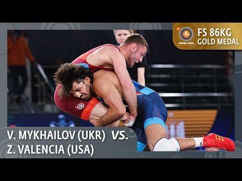 Gold Medal • FS 86Kg • Vasyl MYKHAILOV (UKR) vs. Zahid VALENCIA (USA)