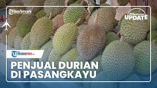 Menilik Kota Pasangkayu, Banyak Penjual Durian Lokal di Tepi Jalan, Harga Mulai Rp 25 Ribu Per Ikat