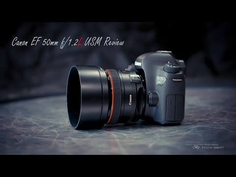 Objektyvas Canon EF 50mm f/1.2L USM SLR Juoda video