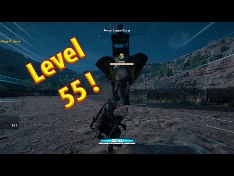 Assassin's Creed Origins Max Level 55 Gameplay FIGHTING AN ELEPHANT (AC Origins Max Level Gameplay)