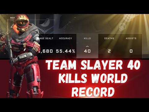 Halo Infinite TEAM SLAYER WORLD RECORD 40 KILLS