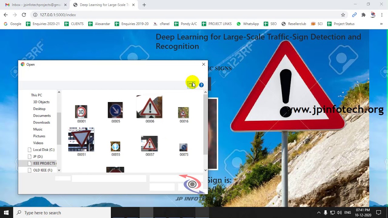 Deep Learning for Large-Scale Traffic-Sign Detection and Recognition | Python Final Year Project