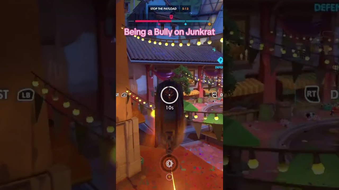 Being a Creep on Junkrat #overwatch2 #junkrat #spawncamping #mercyoverwatch