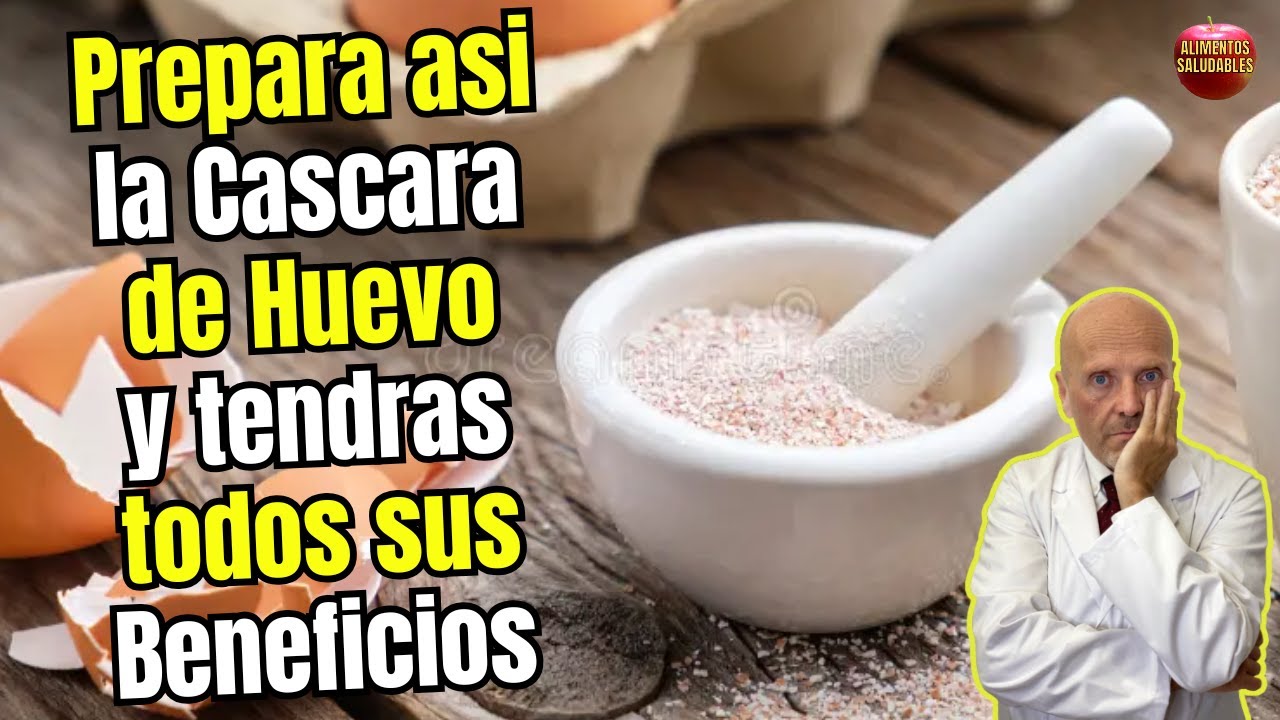🥚💪¿COMO PREPARAR LA CASCARA DE HUEVO PARA OBTENER TODOS SUS BENEFICIOS?🥚💪