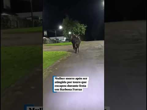 🚨🐂 MULHER DE 78 ANOS MORRE APÓS SER ATINGIDA POR TOURO QUE ESCAPOU DURANTE PREPARATIVOS PARA RODEIO
