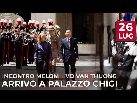 O Presidente Meloni contra o Presidente da República Socialista do Vietnã