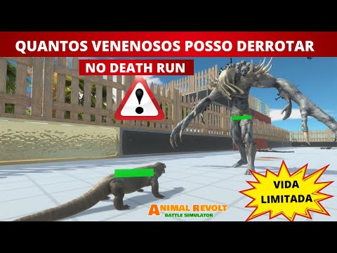 Death Run dos Venenosos vs Diabólicos e Mamíferos Modernos Vida Limitada -  Arbs