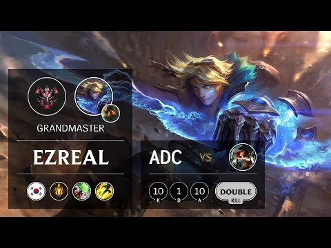 Ezreal ADC vs Miss Fortune - KR Grandmaster Patch 10.2