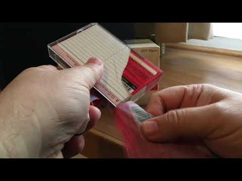 The TDK D 1988 Cassette Unwrapping