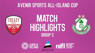 Avenir Sports All-Island Cup Highlights | Treaty United 1-1 Shamrock Rovers | Group C