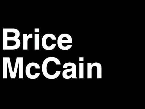 How to Pronounce Brice McCain Houston Texans NFL Football Touchdown TD Tackle Hit Yard Run