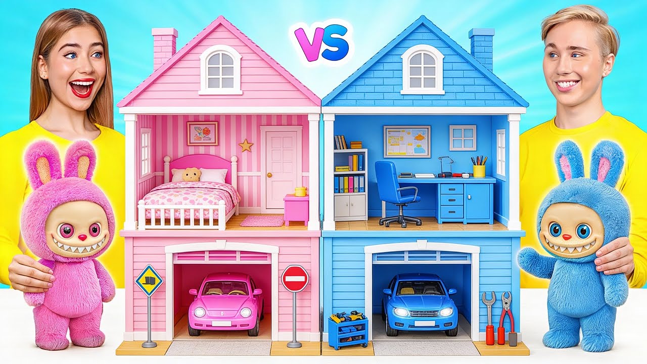 素晴らしいドールハウスをのために作りますラブブ | 面白い瞬間 TeenDO Challenge