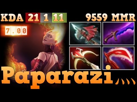 7.06 Lina by Paparazi ranked match. How to play Lina.