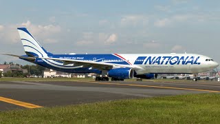 横田基地 ナショナルカーゴ エアバスA330貨物機離陸 YOKOTA NationalAirCargo Airbus A330